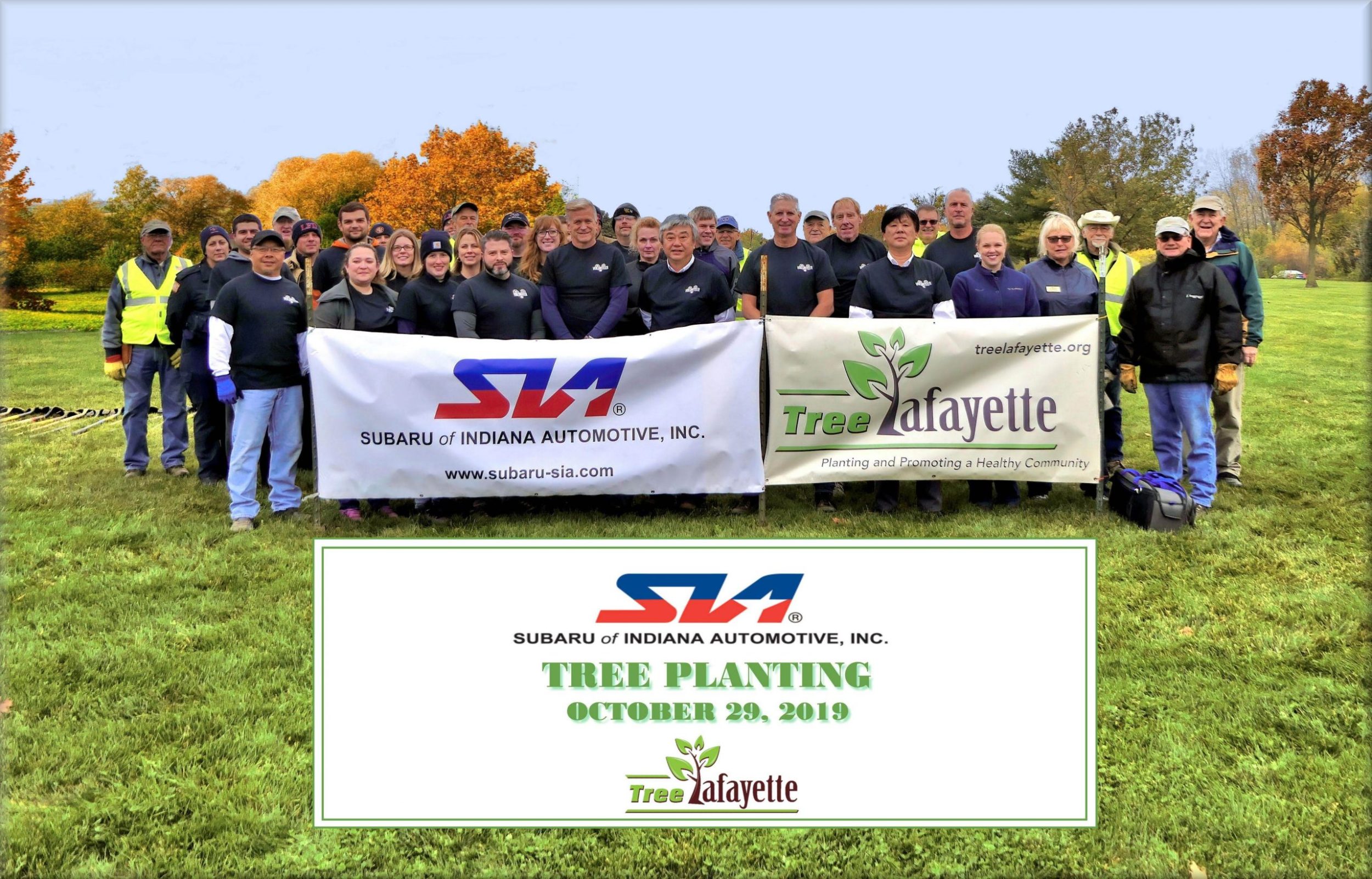 Fire Station tree planting picture
