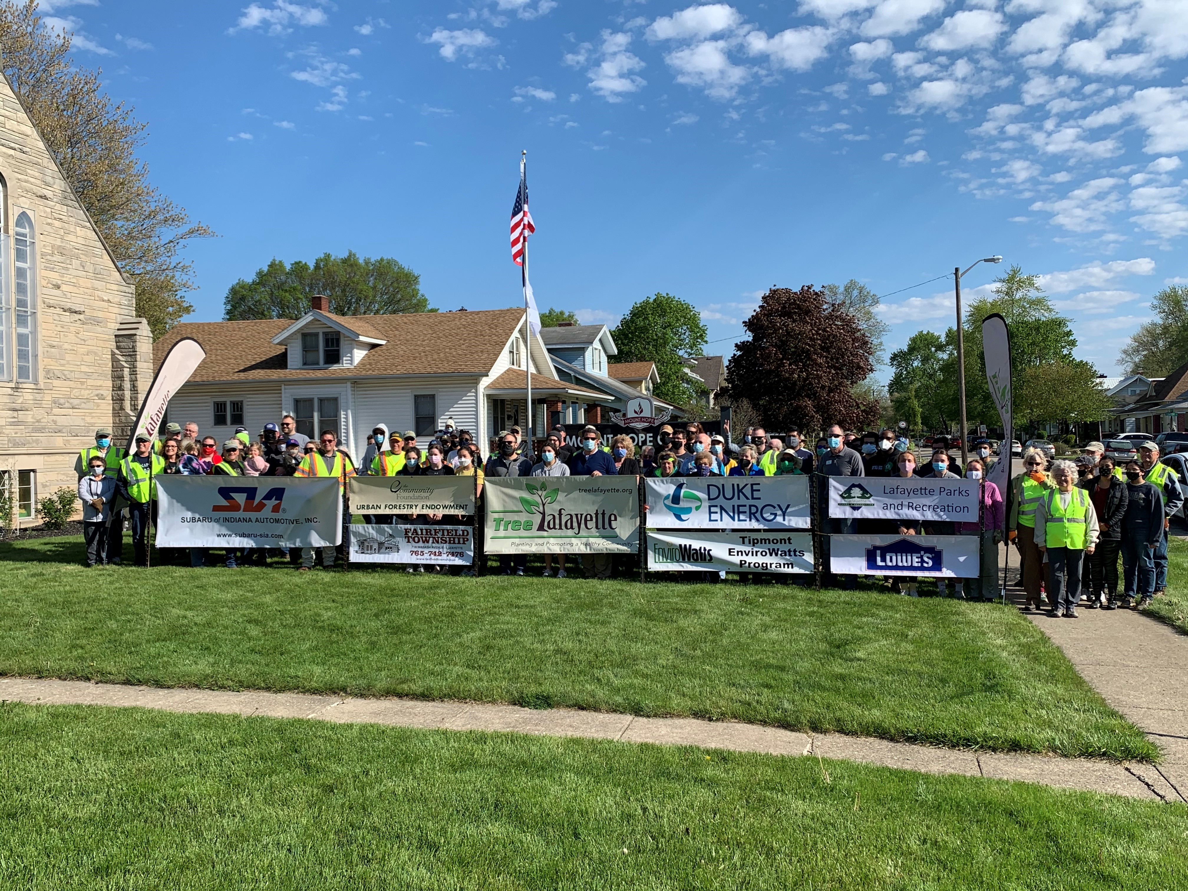 Arbor Day 2021 group photo