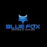 Blue Fox Heating & Cooling Logo
