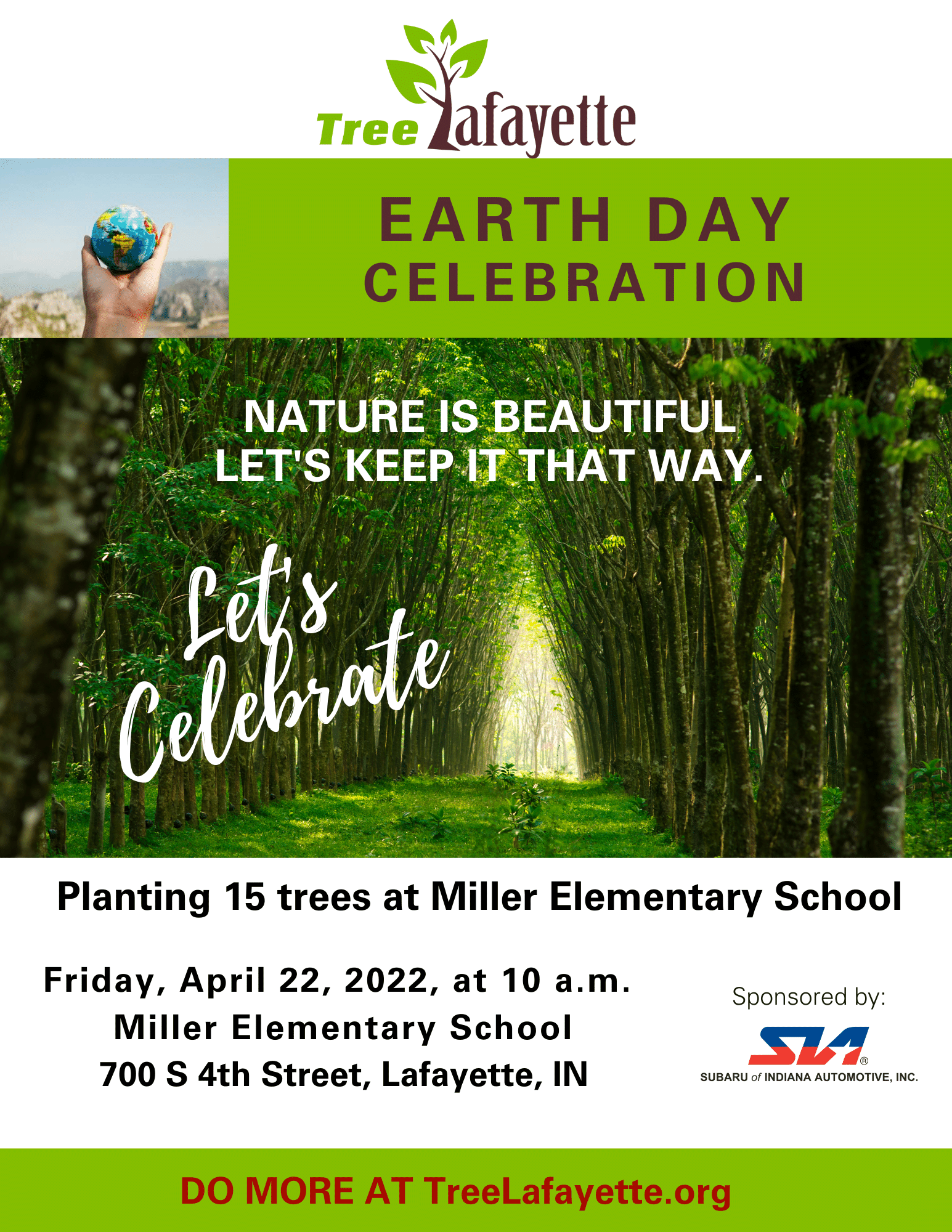 Flyer for 2022 Earth Day event